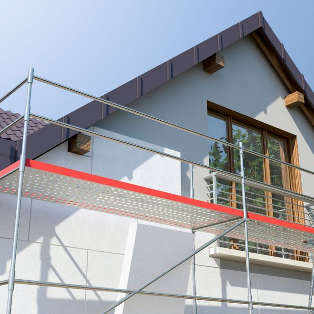 Stilas foran hus